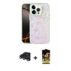 ieg™ iPhone 15 Pro Max Kılıf Odak Prime - Siyah Buffer Cam Ekran Koruyucu + Raze Metal Kamera Lens - LT