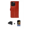 ieg™ iPhone 15 Pro Max Kılıf Siluet Işık Serisi - Siyah Buffer Hayalet Cam Ekran Koruyucu + Raze Metal Kamera Lens - LT