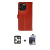 ieg™ iPhone 15 Pro Max Kılıf Siluet Işık Serisi - Siyah Vanessa Magic Cam + PVD Metal Kamera Lens - GS