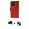 ieg™ iPhone 15 Pro Max Kılıf Siluet Işık Serisi - Siyah Vanessa Magic Hayalet Cam + Raze Metal Kamera Lens - GS