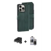 ieg™ iPhone 15 Pro Max Kılıf Siluet Işık Serisi - Siyah Vanessa Magic Hayalet Cam + Raze Metal Kamera Lens - GS