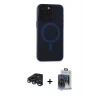 ieg™ iPhone 15 Pro Max Kılıf Yadigar Işık - Siyah Vanessa Magic Cam + Raze Metal Kamera Lens - LT