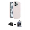 ieg™ iPhone 15 Pro Max Kılıf Yankı Form Serisi - Siyah Vanessa Magic Cam + Raze Metal Kamera Lens - TMGI