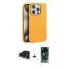 ieg™ iPhone 15 Pro Max Kılıf Zirve Modern Prime - Şeffaf 360 Full Body Arka Koruyucu + Raze Metal Kamera Lens - LT