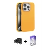 ieg™ iPhone 15 Pro Max Kılıf Zirve Modern Prime - Siyah Bilvis 5in1 3D Magic Cam Ekran Koruyucu + Raze Metal Kamera Lens - TMGI