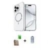 ieg™ iPhone 16 Pro Kılıf Kıvılcım Form Prime - Siyah Joko Magic 5D Cam + Raze Metal Kamera Lens - CLTM