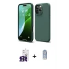 ieg™ iPhone 16 Pro Max Kılıf Ahenk Serisi - Siyah Joko Magic 5D Cam + Bilvis Titan Kamera Lens - SH