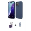 ieg™ iPhone 16 Pro Max Kılıf Ahenk Serisi - Siyah Joko Magic 5D Cam + Bilvis Titan Kamera Lens - SH