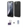 ieg™ iPhone 16 Pro Max Kılıf Ahenk Serisi - Siyah Joko Magic 5D Cam + Bilvis Titan Kamera Lens - SH
