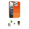 ieg™ iPhone 16 Pro Max Kılıf Doruk Serisi - Siyah Buffer Cam Ekran Koruyucu + Raze Metal Kamera Lens - NLGY