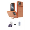 ieg™ iPhone 16 Pro Max Kılıf İz Modern Prime - Siyah Joko Magic 5D Cam + Bilvis Titan Kamera Lens - GS