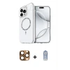 ieg™ iPhone 16 Pro Max Kılıf Kıvılcım Form Prime - Siyah Joko Magic 5D Cam + Pers Alüminyum Kamera Lens - CLTM