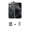 ieg™ iPhone 16 Pro Max Kılıf Kıvılcım Form Prime - Siyah Joko Magic 5D Cam + PVD Metal Kamera Lens - GD