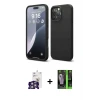 ieg™ iPhone 16 Pro Max Kılıf Kozmos Yansıma Özel Seri - Şeffaf 360 Full Body Arka Koruyucu + Bilvis Titan Kamera Lens - GS