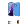 ieg™ iPhone 16 Pro Max Kılıf Kozmos Yansıma Özel Seri - Siyah Buffer Cam Ekran Koruyucu + PVD Metal Kamera Lens - GD