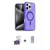 ieg™ iPhone 16 Pro Max Kılıf Nova Asil Prime - Siyah Joko Magic 5D Cam + Bilvis Titan Kamera Lens - GS