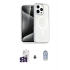 ieg™ iPhone 16 Pro Max Kılıf Nova Asil Prime - Siyah Joko Magic 5D Cam + Bilvis Titan Kamera Lens - GS
