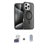 ieg™ iPhone 16 Pro Max Kılıf Nova Asil Prime - Siyah Joko Magic 5D Cam + Bilvis Titan Kamera Lens - TMGI