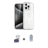 ieg™ iPhone 16 Pro Max Kılıf Nova Asil Prime - Siyah Joko Magic 5D Cam + Bilvis Titan Kamera Lens - TMGI