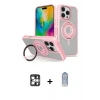 ieg™ iPhone 16 Pro Max Kılıf Nova Minimal Serisi - Siyah Joko Magic 5D Cam + PVD Metal Kamera Lens - GS