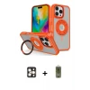 ieg™ iPhone 16 Pro Max Kılıf Nova Minimal Serisi - Siyah Joko Magic 5D Hayalet Cam + PVD Metal Kamera Lens - GD