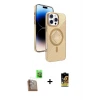 ieg™ iPhone 16 Pro Max Kılıf Nova Modern Prime - Siyah Buffer Cam Ekran Koruyucu + Raze Metal Kamera Lens - CLTM