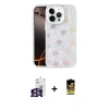 ieg™ iPhone 16 Pro Max Kılıf Odak Prime - Siyah Buffer Cam Ekran Koruyucu + Bilvis Titan Kamera Lens - GS