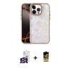ieg™ iPhone 16 Pro Max Kılıf Odak Prime - Siyah Buffer Cam Ekran Koruyucu + Bilvis Titan Kamera Lens - GS