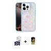 ieg™ iPhone 16 Pro Max Kılıf Odak Prime - Siyah Buffer Cam Ekran Koruyucu + Bilvis Titan Kamera Lens - GS