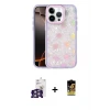 ieg™ iPhone 16 Pro Max Kılıf Odak Prime - Siyah Buffer Cam Ekran Koruyucu + Bilvis Titan Kamera Lens - GS