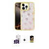 ieg™ iPhone 16 Pro Max Kılıf Odak Prime - Siyah Buffer Cam Ekran Koruyucu + Bilvis Titan Kamera Lens - GS