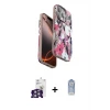 ieg™ iPhone 16 Pro Max Kılıf Siluet Doku - Siyah Joko Magic 5D Cam + Bilvis Titan Kamera Lens - GS