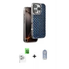 ieg™ iPhone 16 Pro Max Kılıf Siluet Form Serisi - Siyah Joko Magic 5D Cam + Raze Metal Kamera Lens - BZ
