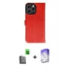 ieg™ iPhone 16 Pro Max Kılıf Siluet Işık Serisi - Siyah Bilvis 5in1 3D Magic Cam Ekran Koruyucu + Raze Metal Kamera Lens - SH