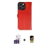 ieg™ iPhone 16 Pro Max Kılıf Siluet Işık Serisi - Siyah Buffer Cam Ekran Koruyucu + Bilvis Titan Kamera Lens - SH