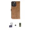 ieg™ iPhone 16 Pro Max Kılıf Siluet Işık Serisi - Siyah Joko Magic 5D Hayalet Cam + Bilvis Titan Kamera Lens - TMGI