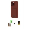 ieg™ iPhone 16 Pro Max Kılıf Vadi Çizgi Prime - Siyah Buffer Cam Ekran Koruyucu + Raze Metal Kamera Lens - CLTM