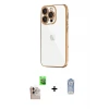 ieg™ iPhone 16 Pro Max Kılıf Vadi Minimal - Siyah Joko Magic 5D Cam + Raze Metal Kamera Lens - NLGY