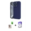 ieg™ iPhone 16 Pro Max Kılıf Yankı Yansıma Özel Seri - Siyah Bilvis 5in1 3D Magic Cam Ekran Koruyucu + Raze Metal Kamera Lens - NLGY