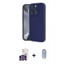 ieg™ iPhone 16 Pro Max Kılıf Yankı Yansıma Özel Seri - Siyah Joko Magic 5D Cam + Bilvis Titan Kamera Lens - GS