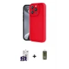 ieg™ iPhone 16 Pro Max Kılıf Yankı Yansıma Özel Seri - Siyah Joko Magic 5D Hayalet Cam + Bilvis Titan Kamera Lens - TMGI