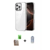 ieg™ iPhone 16 Pro Max Kılıf Yörünge Form - Siyah Joko Magic 5D Cam + Raze Metal Kamera Lens - CLTM