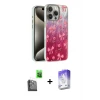 ieg™ iPhone 16 Pro Max Kılıf Zirve Modern Prime - Siyah Bilvis 5in1 3D Magic Cam Ekran Koruyucu + Raze Metal Kamera Lens - SH