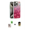 ieg™ iPhone 16 Pro Max Kılıf Zirve Modern Prime - Siyah Buffer Cam Ekran Koruyucu + Raze Metal Kamera Lens - NLGY