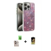 ieg™ iPhone 16 Pro Max Kılıf Zirve Modern Prime - Siyah Buffer Cam Ekran Koruyucu + Raze Metal Kamera Lens - NLGY