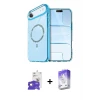 ieg™ iPhone 17 Air Kılıf Kıvılcım Form Prime - Siyah Bilvis 5in1 3D Magic Cam Ekran Koruyucu + Bilvis Titan Kamera Lens - GD