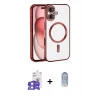 ieg™ iPhone 17 Kılıf Nova Işık Özel Seri - Siyah Joko Magic 5D Cam + Bilvis Titan Kamera Lens - GS