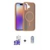 ieg™ iPhone 17 Kılıf Siluet Minimal Prime - Siyah Joko Magic 5D Cam + Bilvis Titan Kamera Lens - GS