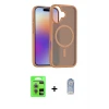 ieg™ iPhone 17 Kılıf Siluet Minimal Prime - Siyah Joko Magic 5D Cam + Raze Metal Kamera Lens - AKMR