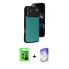 ieg™ iPhone 17 Pro Kılıf Kıvılcım Işık Serisi - Siyah Bilvis 5in1 3D Magic Cam Ekran Koruyucu + Raze Metal Kamera Lens - GI